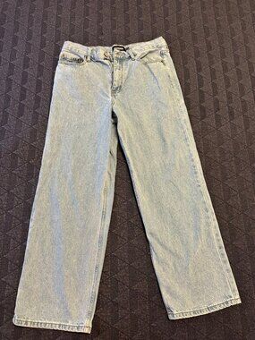 RSQ Mens Baggy Light Wash Denim Jeans